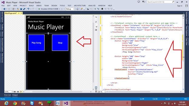 adding a Media element tag